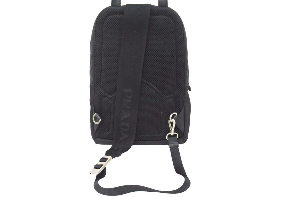 Prada body waist bag crossbody Black